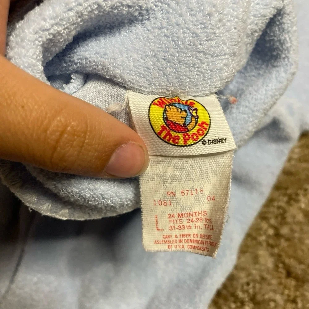 Vintage Winnie‎ The Pooh Kids Onesie Size 24 Month's